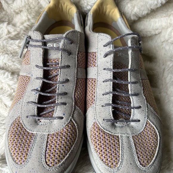 PLAE Butler Sneakers Sandstorm 9.5 Women's No-tie Unisex 8 Men's Gray Purple - Picture 4 of 11